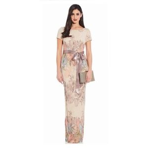 Adrianna Papell floral gown